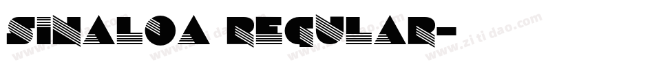 Sinaloa Regular字体转换